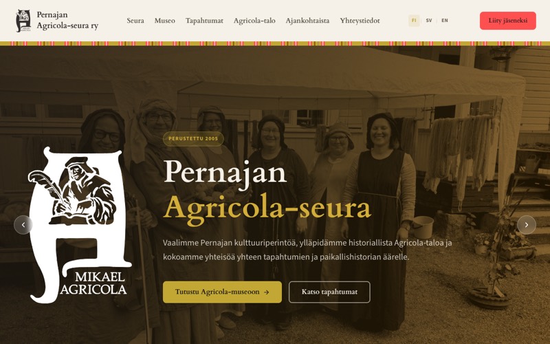 Ruutukaappaus: Pernajan Agricola-seura